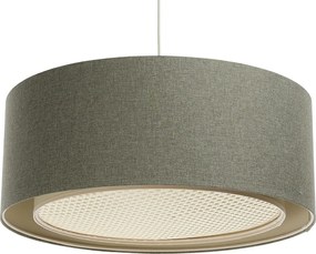 Lampa wisząca ERUTAN RATTAN 50 zielona