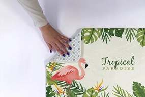 Dywanik do łazienki Dywanik do łazienki Ptaki Flamingi
