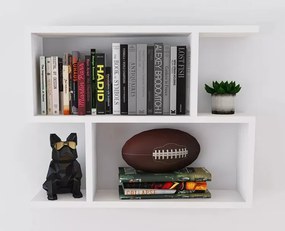 Nowoczesna biała półka wisząca B7-K47