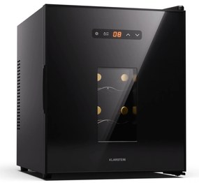 Klarstein Silent Vino 16 Uno, Chłodziarka na wino, 1 strefa / 16 butelek