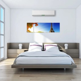 Obraz - jesień w Paryżu (170x50 cm)