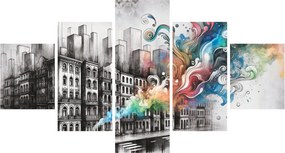 Obraz - Przemysłowe życie (125x70 cm)