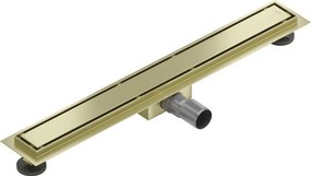 Mexen Flat M13 odpływ liniowy 2w1 70 cm, złoty szczotkowany - 1A10070-15