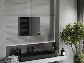 Mexen Loft lustro łazienkowe prostokątne 60 x 50 cm, rama czarna - 9852-060-050-000-70