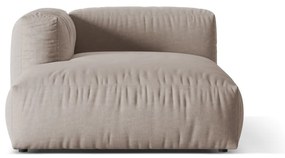 Beżowy moduł sofy (lewostronny) Martina – Micadoni Home