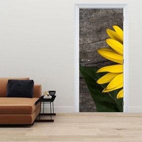 Fototapeta na drzwi - Kwiat słonecznika (95x205cm)