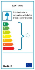 Lampa wisząca w biało-złotym kolorze z metalowym kloszem Sivani – Opviq lights