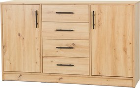 Komoda VANO 140 cm do Salonu Sypialni Dąb artisan