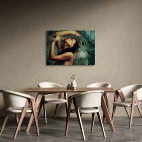 Obraz na szkle - Muza (70x50 cm)
