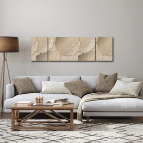 Obraz - Mandale w złotych odcieniach (170x50 cm)