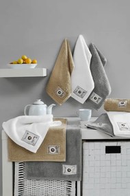 Ręczniki kuchenne KITCHEN, 3 szt Biały