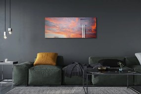 Duży obraz na płótnie Drabina do Nieba o Zachodzie