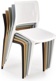 Krzesło sztaplowane jasno niebieskie polipropylen K514