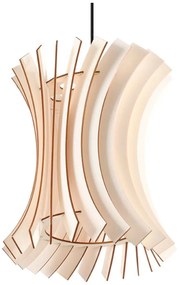 Lampa wisząca z drewnianym kloszem ø 30 cm Menges – Nice Lamps
