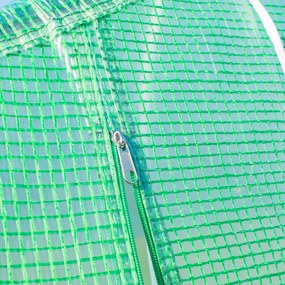 Outsunny Szklarnia Ogrodowa Tunel 6x3x2m Foliowa Ochrona Roślin Zielona | Aosom PL