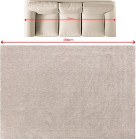 Dywan Zendra taupe 200x290 cm