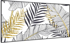 Klarstein Wonderwall Art Smart 700W 60x120cm Obraz na podczerwień Liść