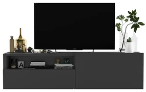 Szafka RTV SELF 120 grafitowa mat MEBLE LINDNER