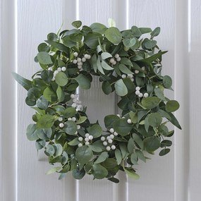 Wieniec na drzwi EUCALYPTUS Ø50 cm zielony