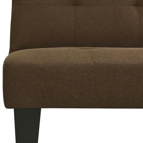 Rozkładana brązowa sofa - Iluna 3X