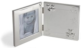 Metalowa ramka stojąca/ścienna w kolorze srebra 17x22 cm Happy Baby – Zilverstad