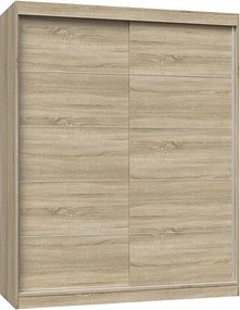 Szafa Iga 160 |  Dąb Sonoma | 160x61x200 cm |Szafa Przesuwna