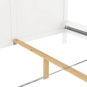 Białe łóżko dwuosobowe 180x200 cm Paris – Tvilum