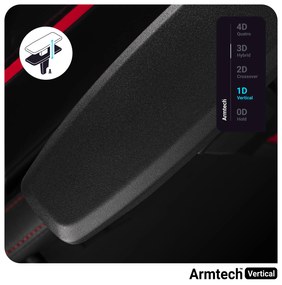 Fotel gamingowy Diablo X-One 2.0 Normal Size, czarno-czerwony