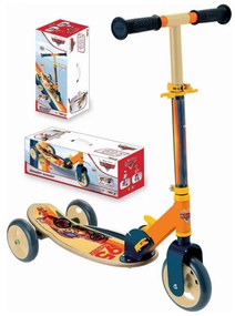 Smoby hulajnoga trójkołowa cars auta drewniana