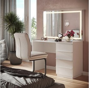 Stół toaletowy biały 110x45x77.2 viktoria