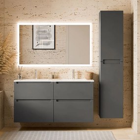 Zestaw mebli łazienkowych VIREO 120 cm z podwójną umywalką