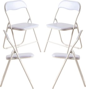 Pack 4 skadanych Krzese do kuchni i na wydarzenia Niza Basic