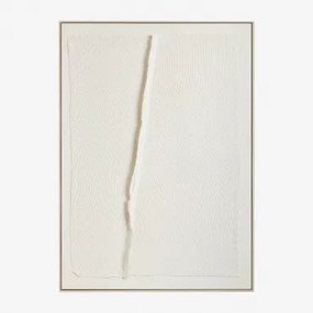 Dekoracyjne Malowanie Z Fakturą W Lnie Ovilea 50 X 70 Cm & A - Sklum