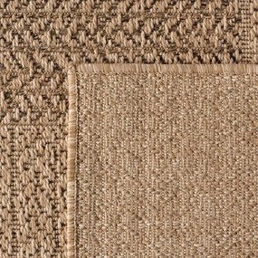 Dywan zewnętrzny Timber Kwadraty beżowy 80 cm x 150 cm