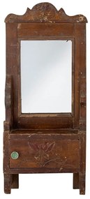 Lustro z drewnianą ramą ścienne 17,5x43 cm Sehar – Bloomingville