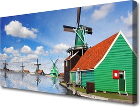 Obraz drukowany na płótnie Nowoczesna Bryła Budynku