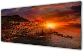 Panel Kuchenny Panorama Portowego Miasta