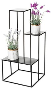 Stojak na kwiaty KASKADA 85x40 cm czarny