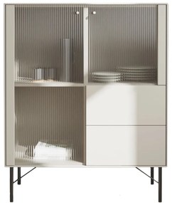 Jasnoszara witryna 91x111 cm Edge by Hammel – Hammel Furniture