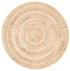 Rattanowa mata stołowa ø 36 cm – Tiseco Home Studio