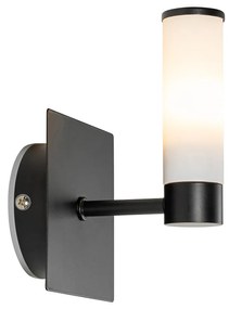 Nowoczesna lampa ścienna do łazienki czarna IP44 - Bath Nowoczesny Oswietlenie wewnetrzne