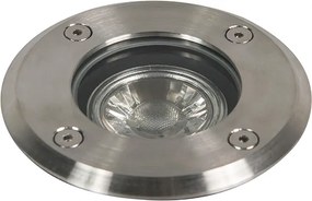 Oświetlenie zewnętrzne do wkopania stalowe 11cm IP67 - Basic Round