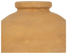 Musztardowy ceramiczny wysoki wazon (wysokość 60 cm) Eufen – Ixia