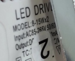 Lampa stożkowa LED z kloszem wiszącym sufitowa AT51-2SL-Złoto