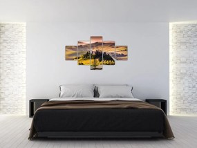 Obraz krajobrazu w książce (125x70 cm)