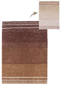 Ceglasty bawełniany dywan 170x240 cm Twin Toffee – Lorena Canals