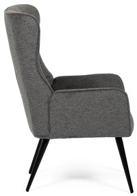 Fotel relaksacyjny 315 GREY2, ciemnoszary