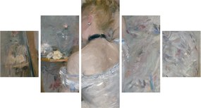 Obraz - Berthe Morisot, Woman at Her Toilette, reprodukcje (125x70 cm)
