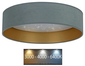 Brilagi - LED Plafon VELVET STAR LED/24W/230V śr. 40 cm  mietowy/złoty