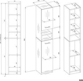 Kaszmirowy słupek łazienkowy F8-G49